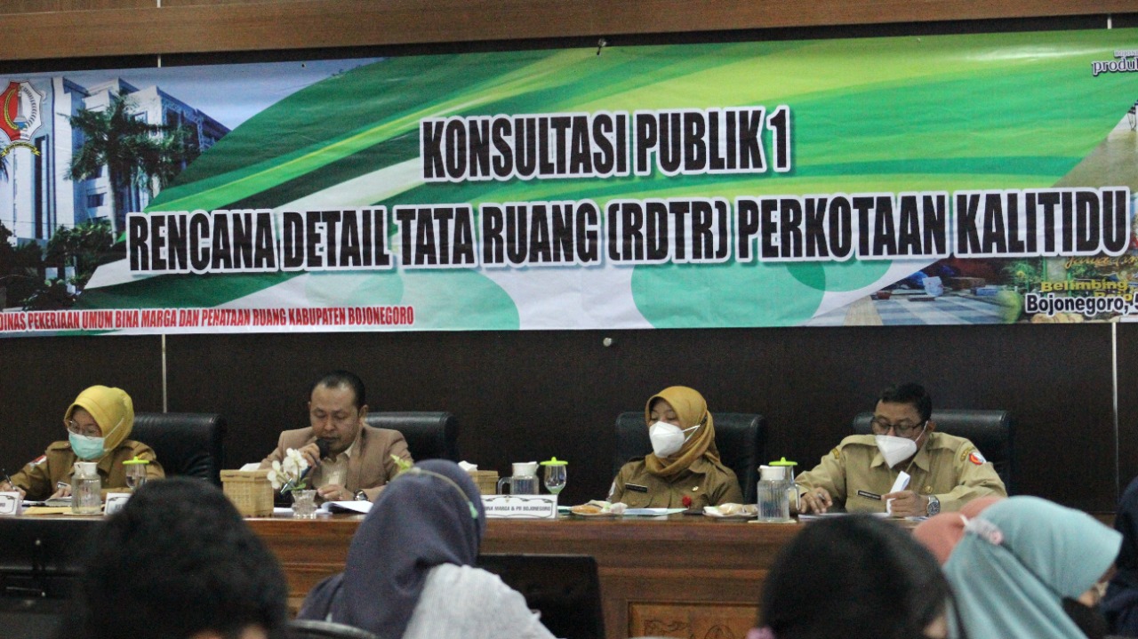 Pemkab Bojonegoro Melalui PU Bina Marga Rakor Bahas Tata Ruang Perkotaan Kalitidu