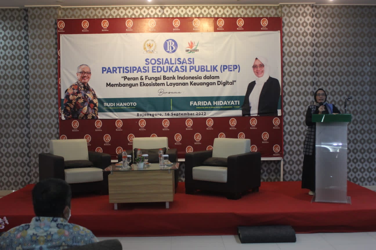 Farida Hidayati Gandeng BI Jatim Sosialisasi Partisipasi Edukasi Publikasi