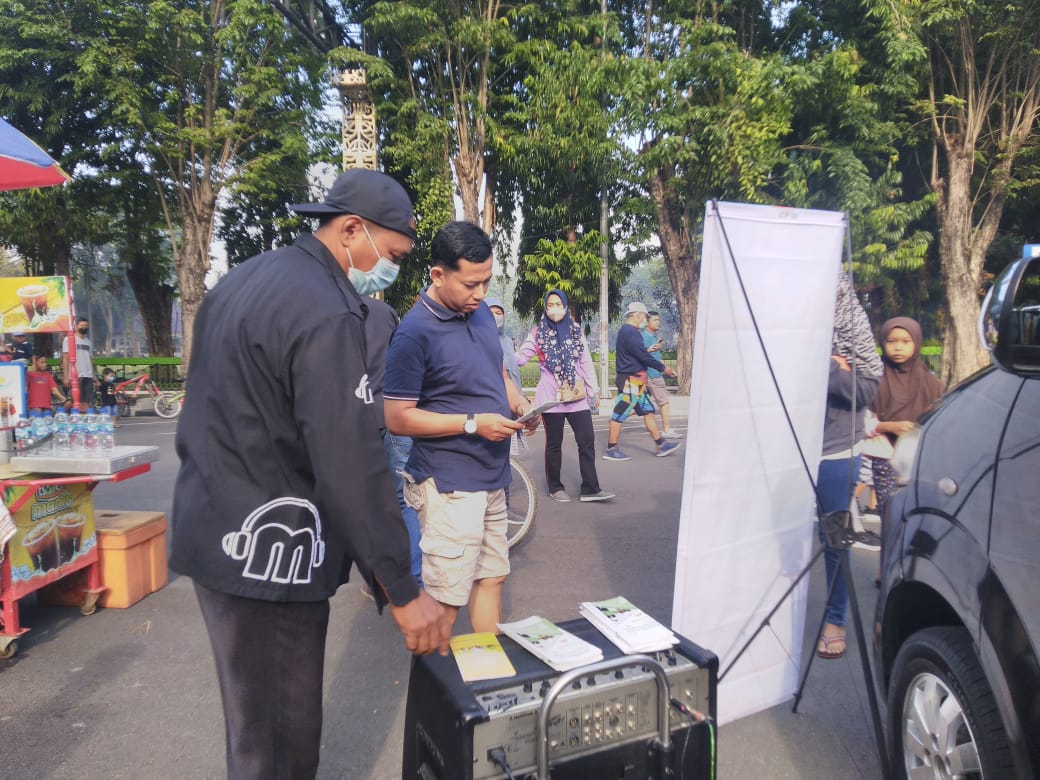 Kominfo Sosialisasikan Program Pemkab Bojonegoro Lewat Malowopati On The Road