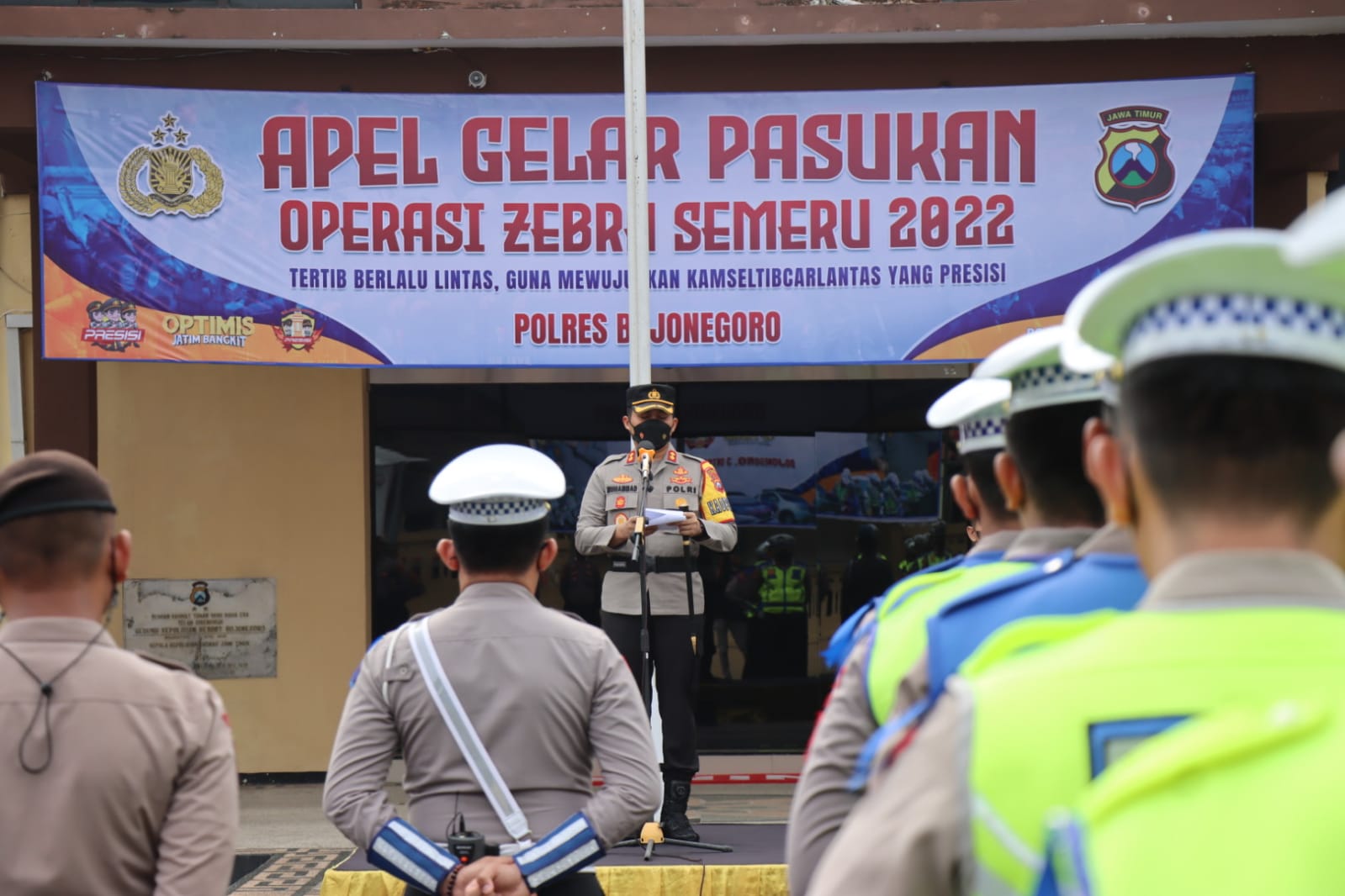 Polres Bojonegoro Gelar Apel Pasukan Operasi Zebra 2022