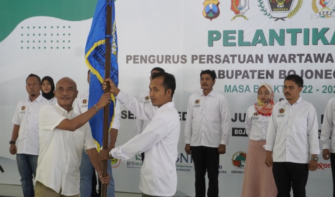 Berikut Nama-Nama Pengurus PWI Bojonegoro yang Baru Dilantik