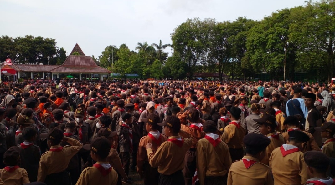 Jadi Rekor Baru, 513 Regu Ikuti Jelajah Santri