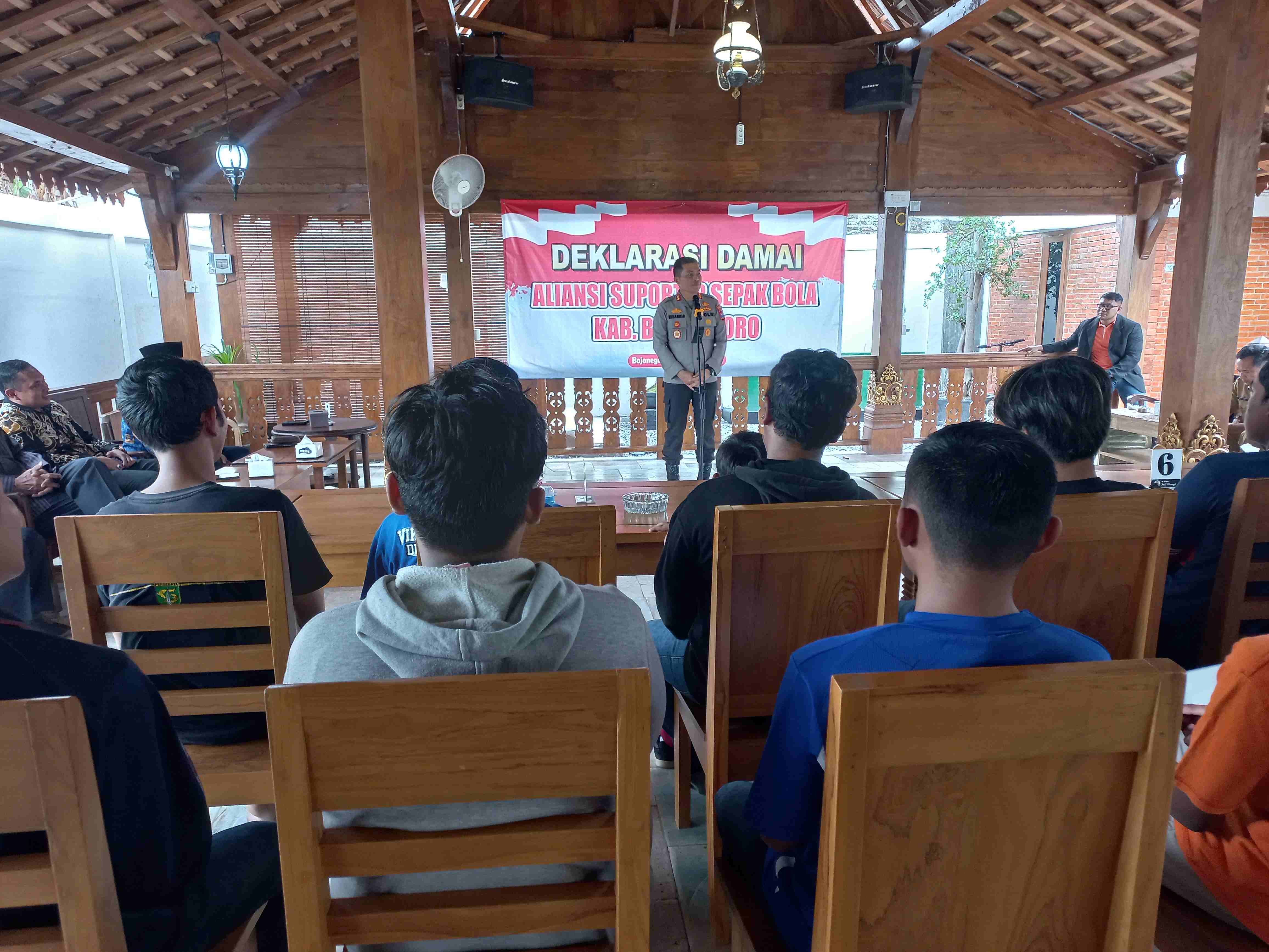 Aliansi Suporter Sepakbola Kabupaten Bojonegoro Deklarasi Damai