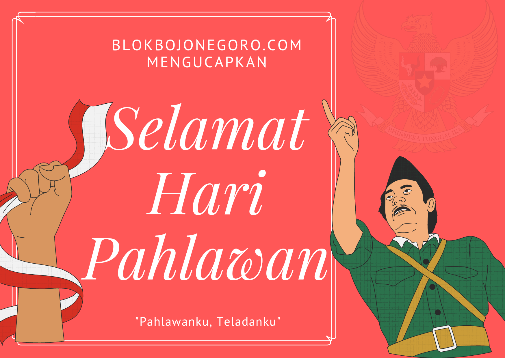 Ingin Kampanyekan Kemeriahan Hari Pahlawan? Berikut Link Twibbon Keren Bisa Dipakai!