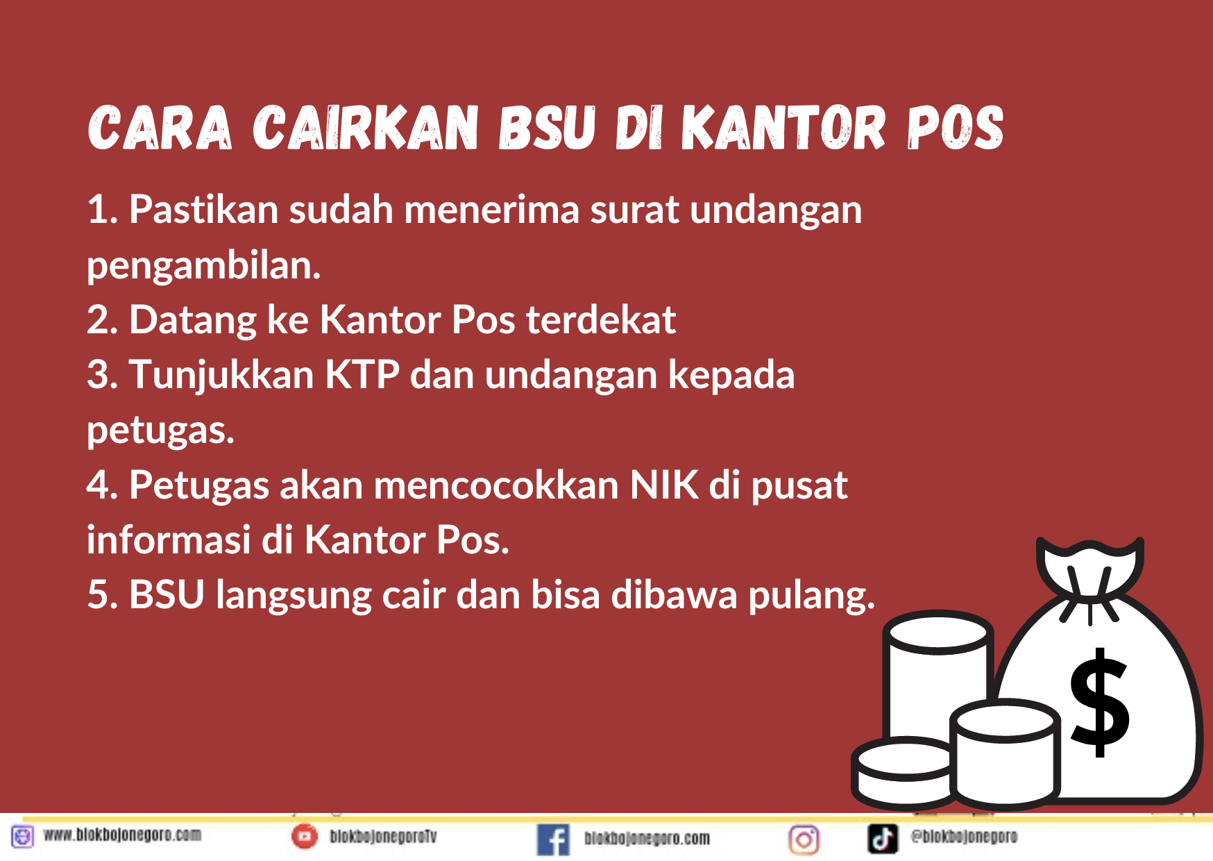 Bsu Tahap 7 Cair Begini Cara Ambil Di Kantor Pos 2105