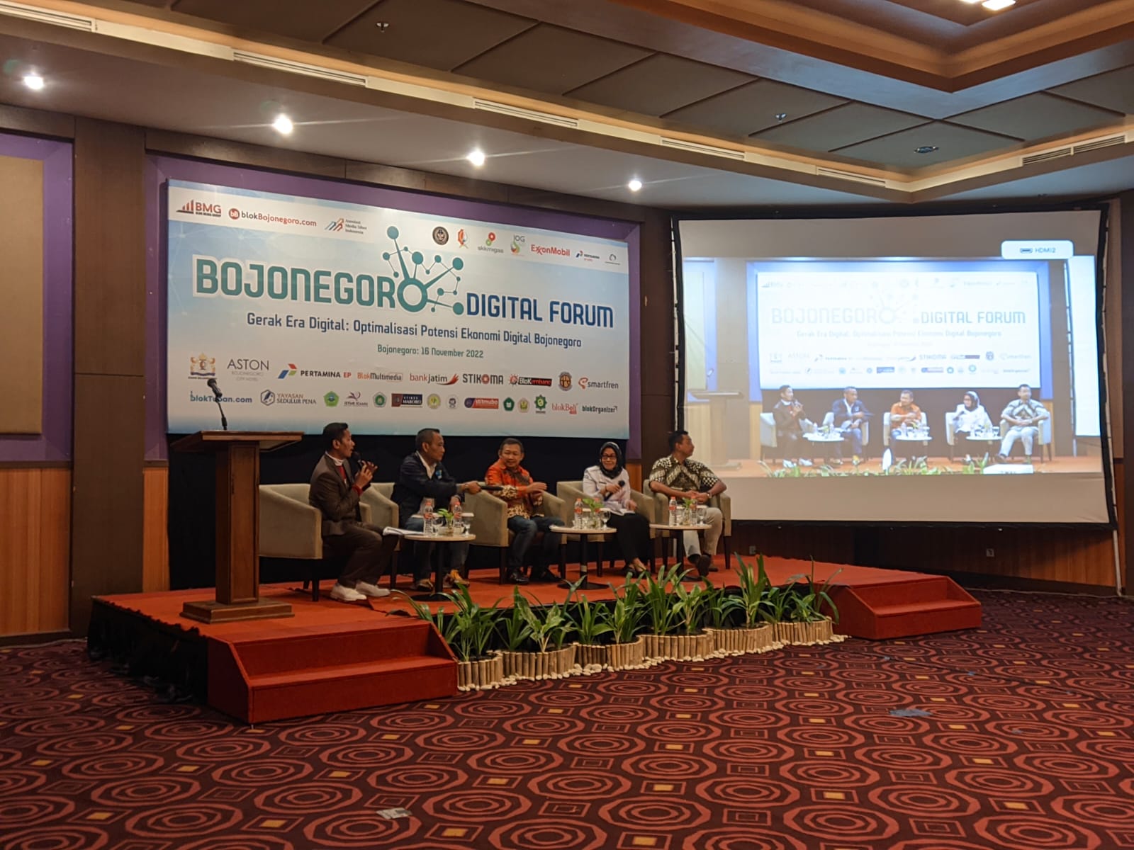 Pertama Digelar, CEO BlokMedia Group Buka Acara Bojonegoro Digital Forum