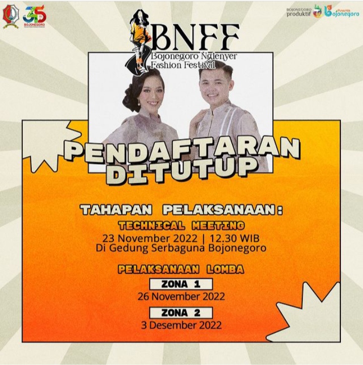 Pendaftaran Bojonegoro Nglenyer Fashion Festival Berakhir, Yuk Ikuti ...