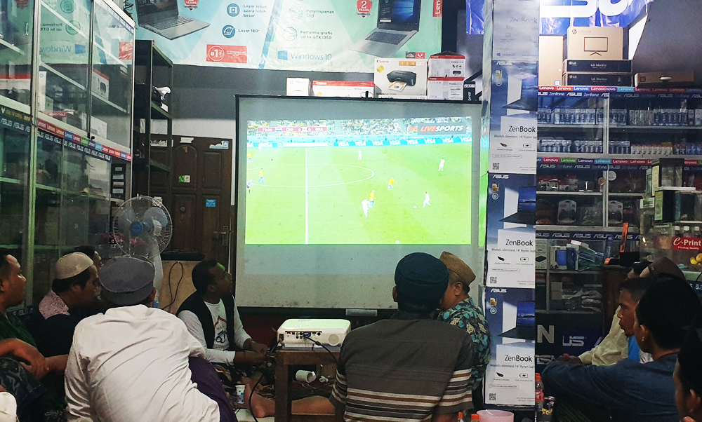Konco Selawase Attanwir Nobar Brazil Vs Kroasia