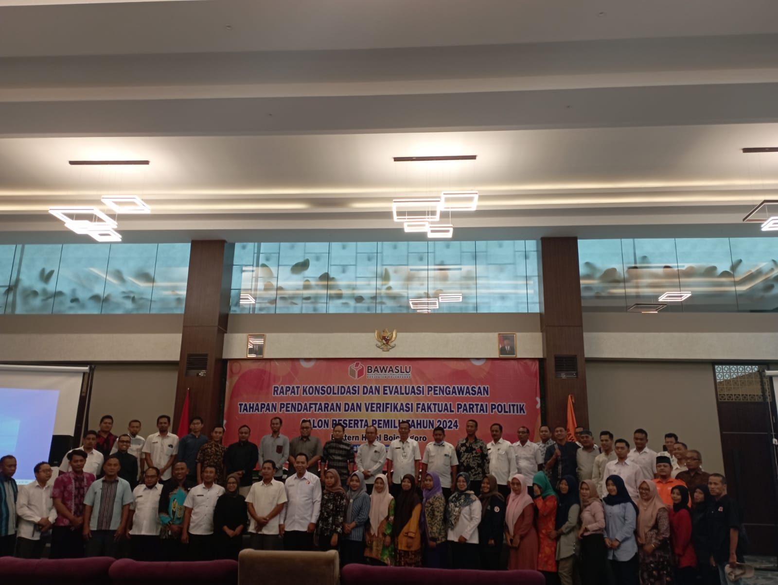 17 Parpol Ditetapkan, Bawaslu Bojonegoro Gelar Konsolidasi dan Evaluasi