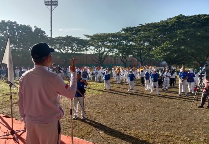 Gebyar Senam Porpi Jatim Digelar di Stadion Bojonegoro