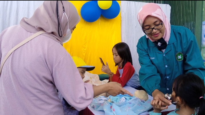 Di JCC, Anak-Anak Belajar Tugas Bidan