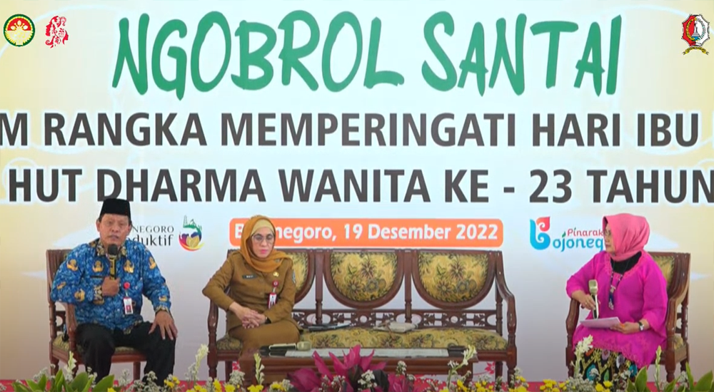 Peringati Hari Ibu Dan Hut Dharma Wanita Dinas P Akb Bojonegoro Gelar Ngobrol Santai