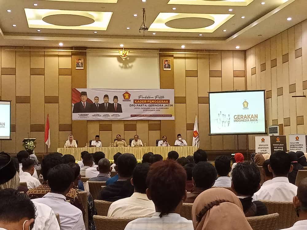 Gerindra Bojonegoro Gelar Pendidikan Politik Kader Penggerak