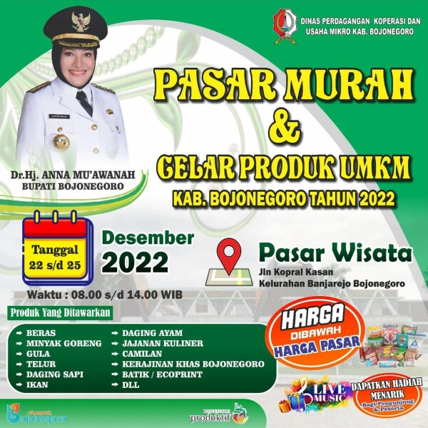 Antisipasi Kelonjakan Harga Bahan Pokok, Disdag UMKM Gelar Pasar Murah