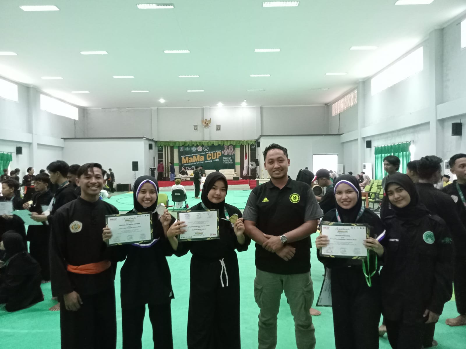 UKM Pencak Silat Kampus Ungu Boron 3 Medali Kejuaraan MaMa Cup 2022