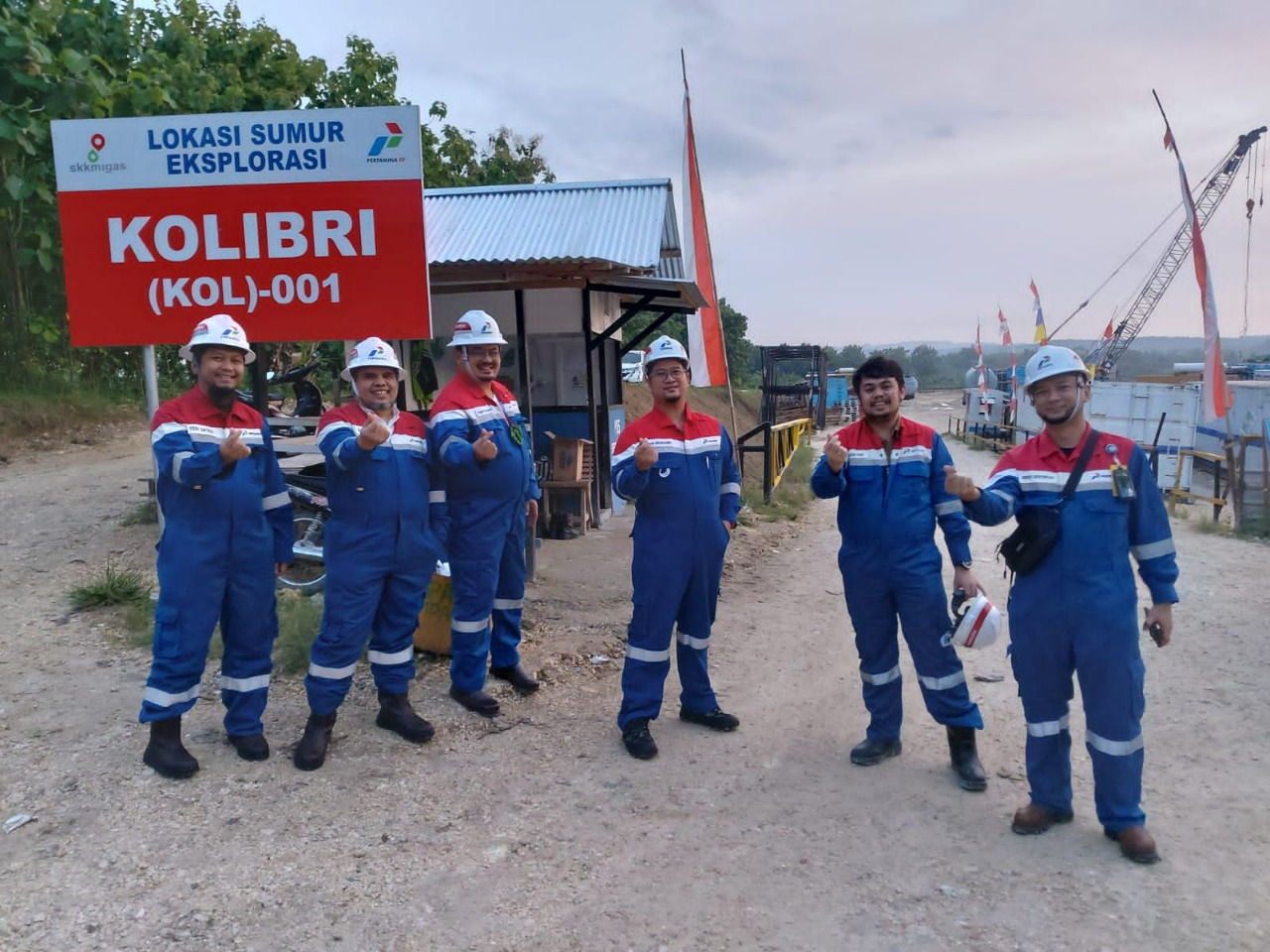 Sumur Eksplorasi Kolibri 001 Diproyeksikan Produksi Gas 15 MMSCFD dan Condensat 80 BCPD
