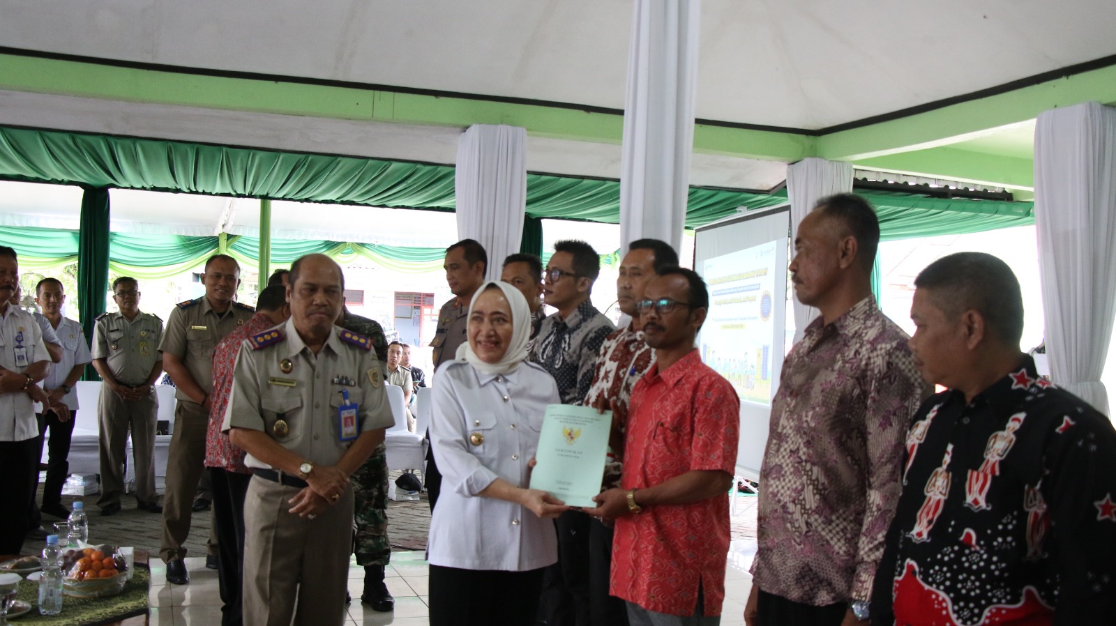 Pencanangan GEMAPATAS, Bupati Bojonegoro Siap Dukung Akselerasi PTSL