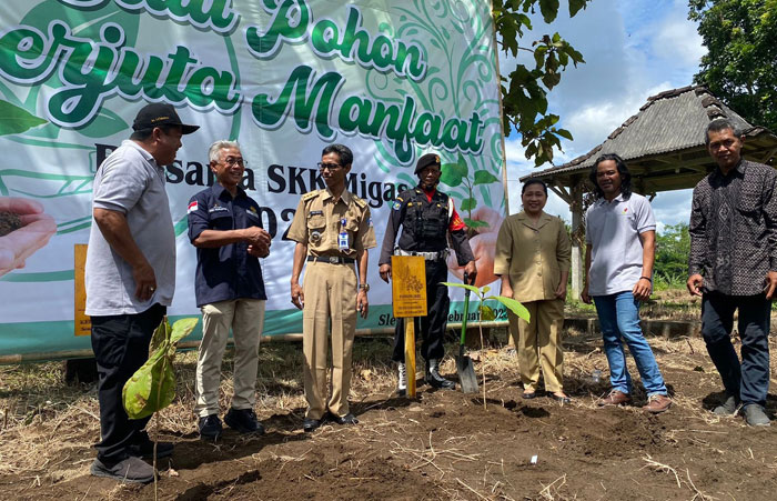 SKK Migas - KKKS bersama Pemerintah Kabupaten Sleman tanam 5000 Pohon