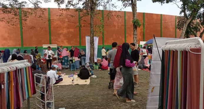 Begini Cerita Pedagang Saat Berpindah ke Lokasi Baru CFD Bojonegoro