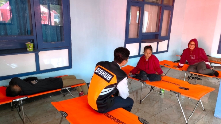 Sejak Dibuka Belasan Pemudik Hampiri Rest Area Dishub Bojonegoro