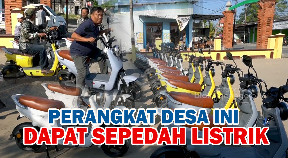 Perangkat Desa Dapat Sepeda Listrik