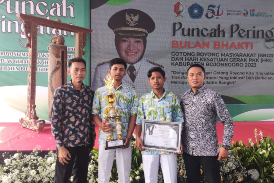 SMKN 5 Bojonegoro Juara III Inovasi Cipta Teknologi Tepat Guna