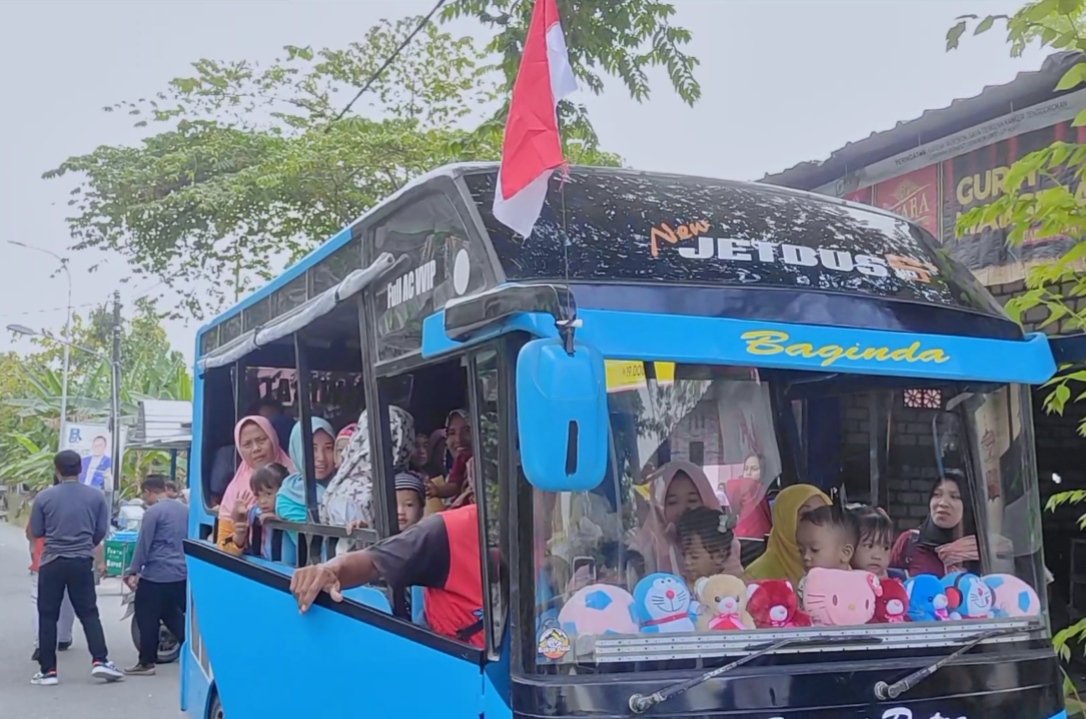 Cara Unik Cegah Stunting di Baureno, Ajak Anak Naik Odong-Odong Usai Posyandu