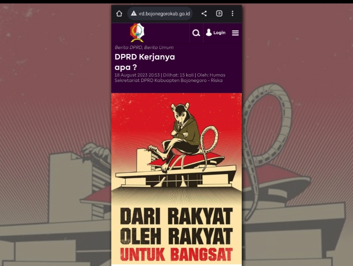 Jadi Sasaran Hacker, Website DPRD Bojonegoro Sering Kebobolan