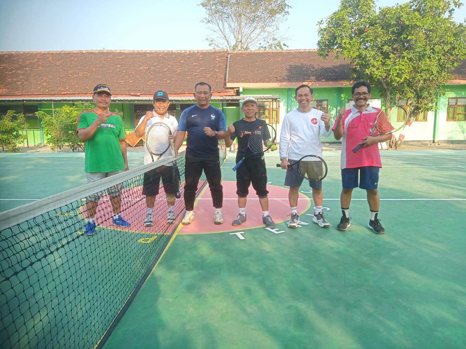 Tenis Exhibition Perkasa, Dua Mantan Kadisdik Bojonegoro Turut Serta