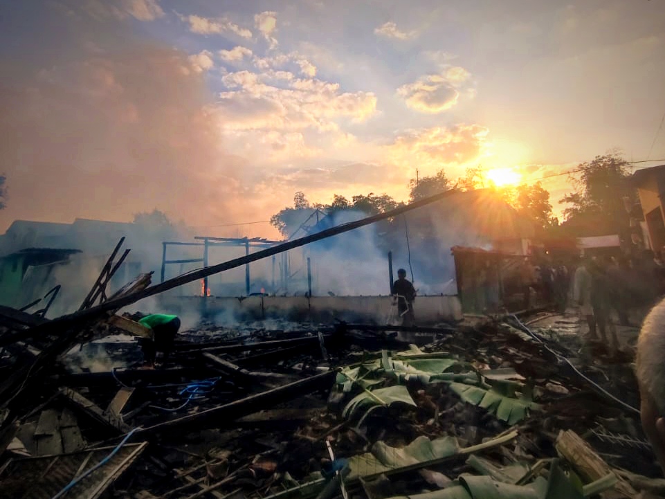 4 Rumah di Bojonegoro Hangus Dilalap Si Jago Merah