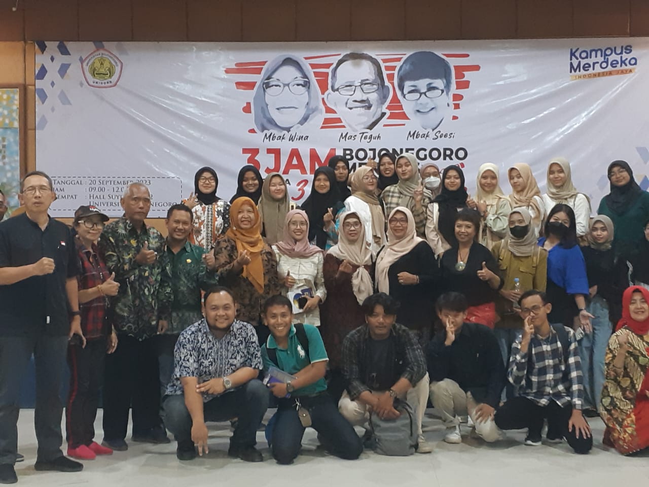 Bojonegoro Menulis 3 Jam Bersama 3 Cah Jonegoro