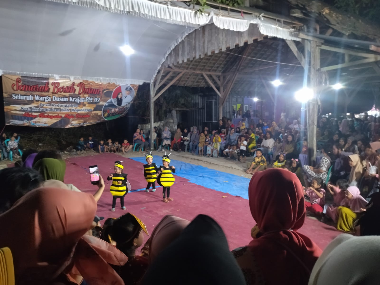 Doa Bersama hingga Tarian Semua Usia, Semarakkan Bersih Dusun di Kedungadem