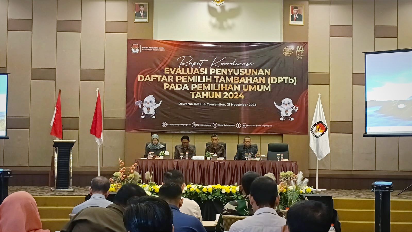Evaluasi Data Pemilih, KPU Bojonegoro Gelar Rakor DPTb