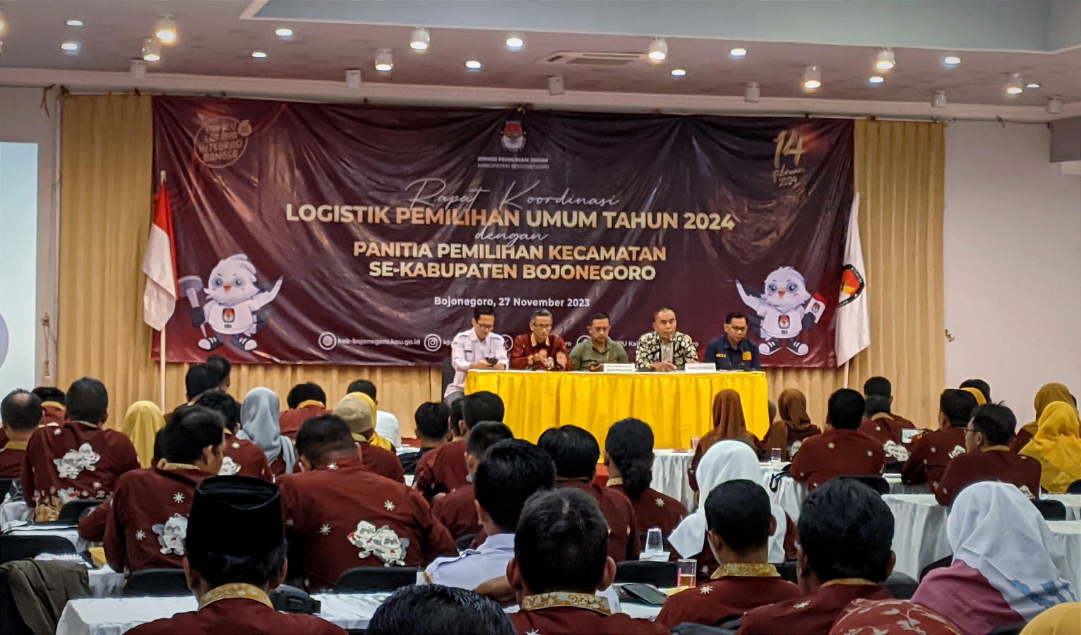 Petakan TPS Rawan Bencana, KPU Bojonegoro Kumpulkan Seluruh PPK
