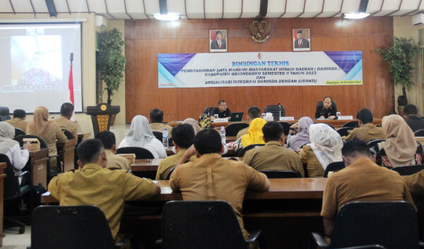 Pemutakhiran Damisda Pastikan Hasil Pembangunan Bojonegoro Tepat Sasaran