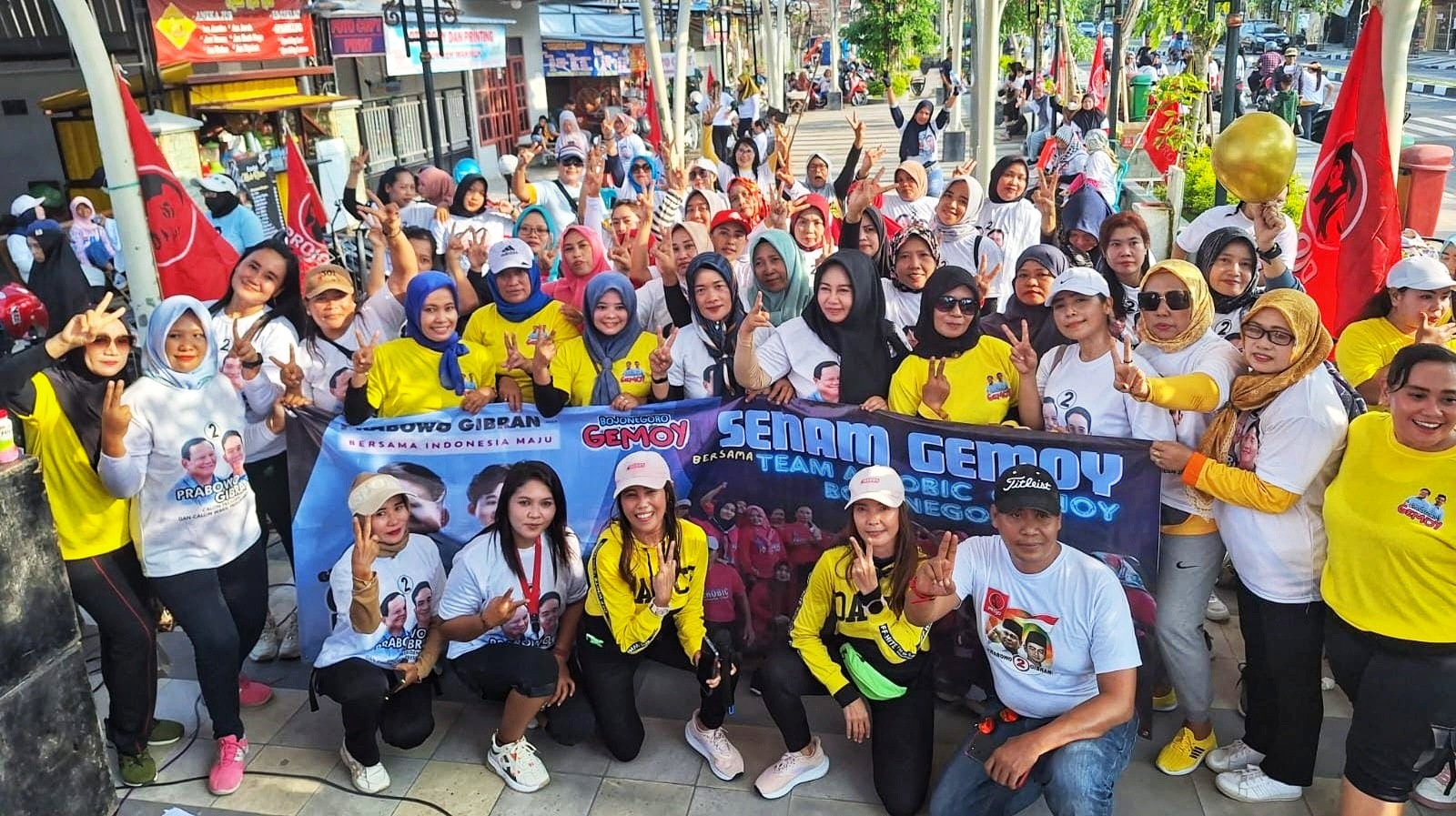 Hadir di Senam Gemoy, Begini Ungkapan Mitroatin
