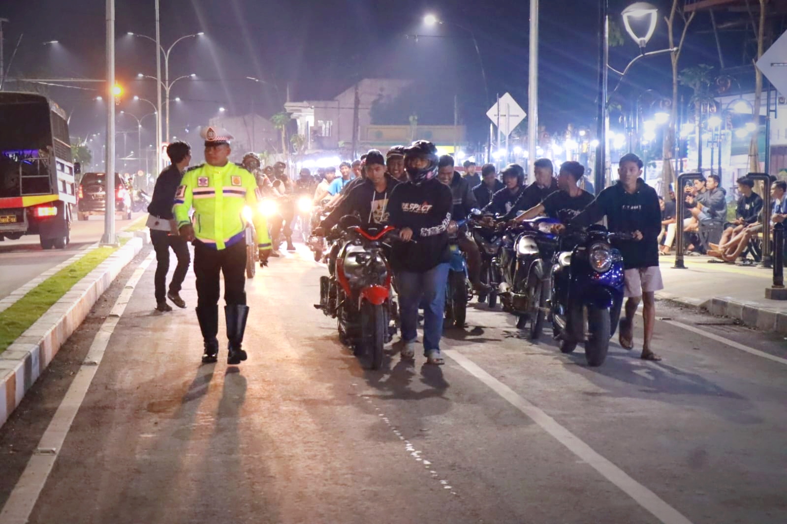 Malam Tahun Baru 2024, Pakai Knalpot Brong di Bojonegoro Tak Langsung Ditilang