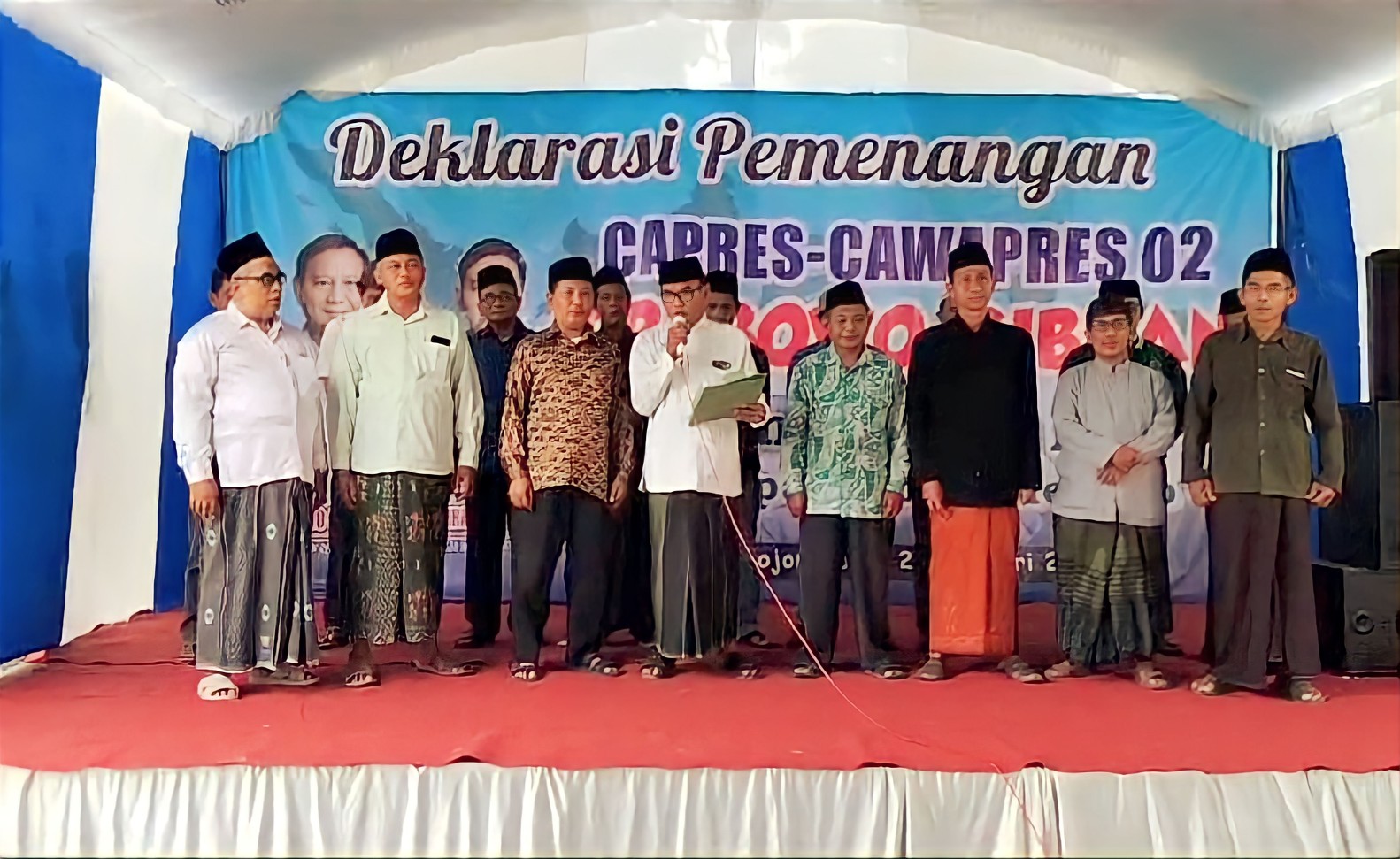 Forkom NU Bojonegoro Bulatkan Dukungan ke Prabowo-Gibran