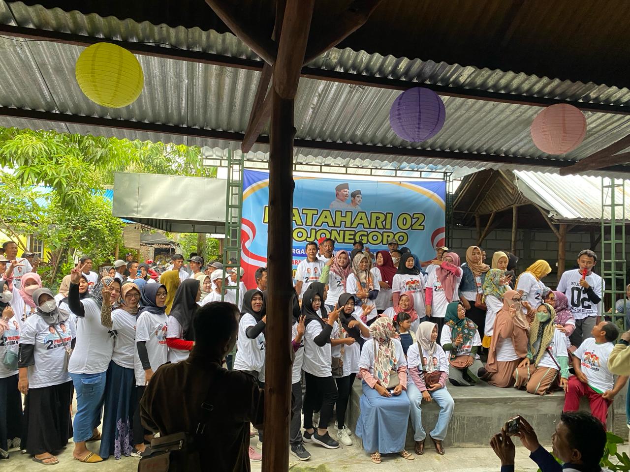 Matahari 02 Bojonegoro Deklarasi dan Dukung Prabowo Gibran