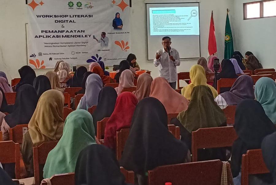 Bekali Mahasiswa, HMP PAI UNUGIRI Adakan Workshop Literasi Digital dan Pelatihan Aplikasi Mendeley