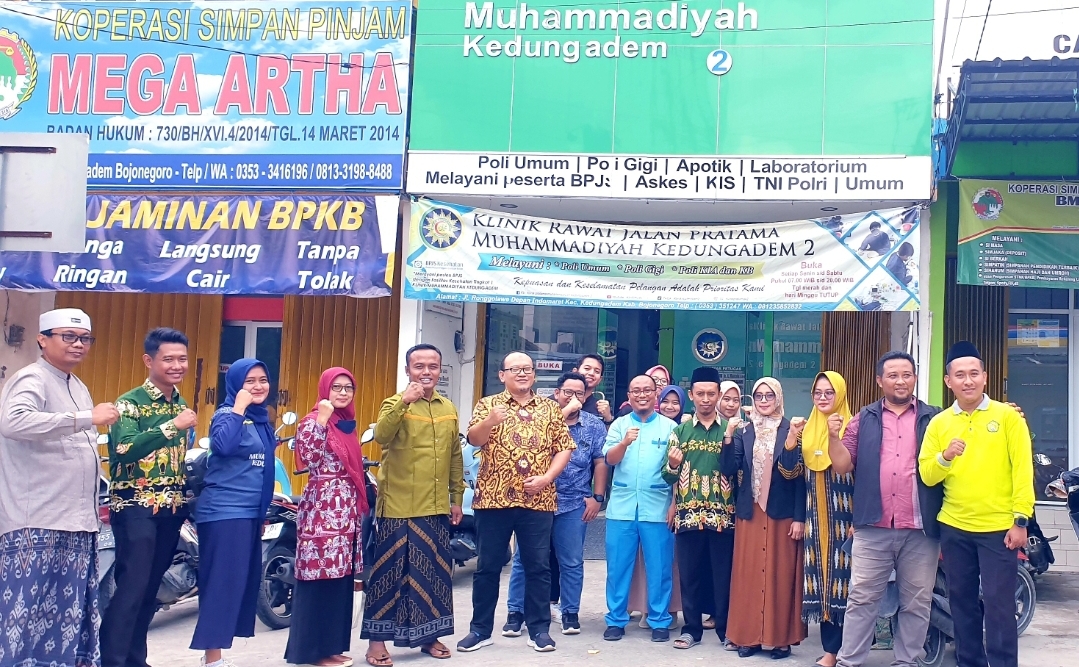 SATGASKES ATTANWIR Belajar ke Klinik Muhammadiyah Kedungadem
