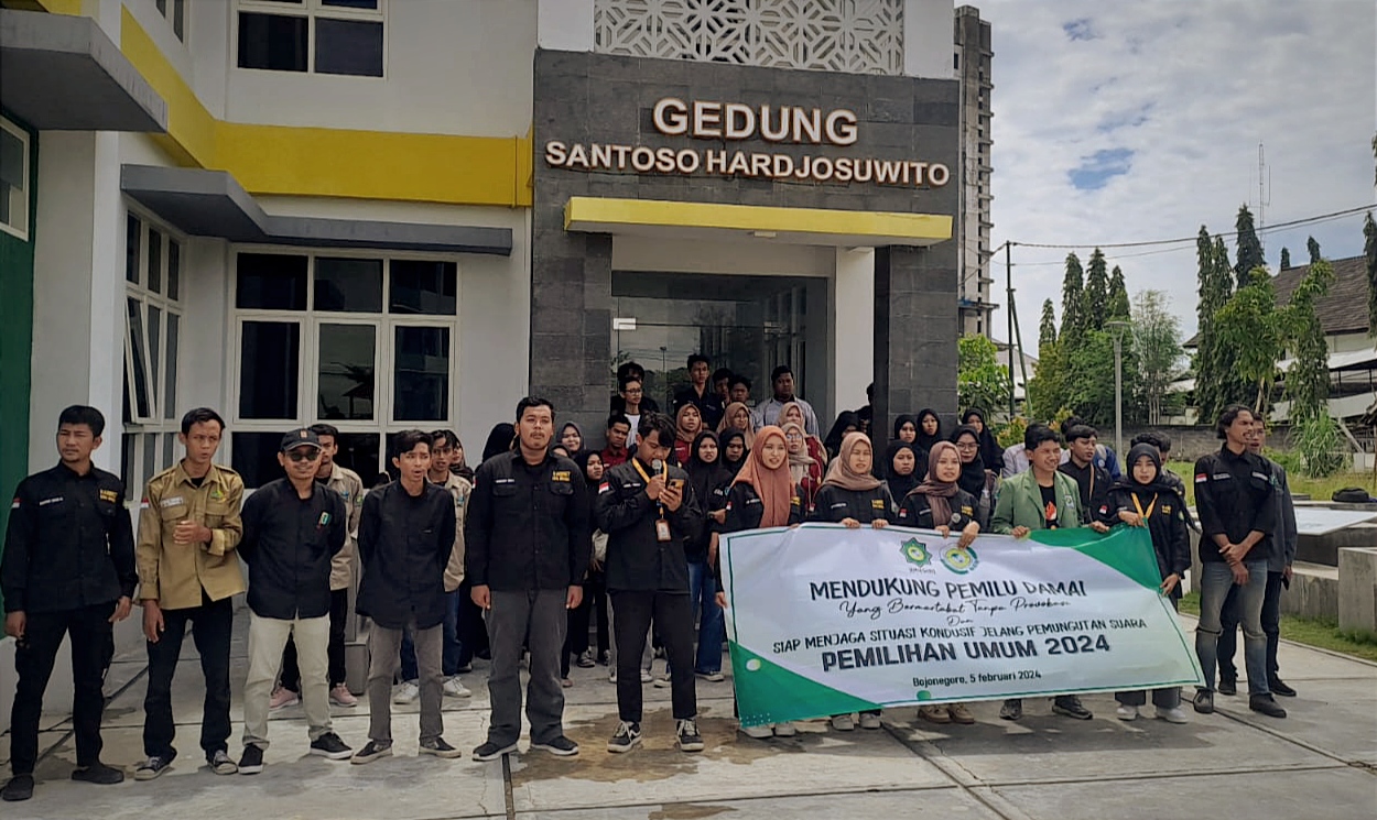 BEM Unugiri Bojonegoro Deklarasi Pemilu Damai : Tolak Politik Money