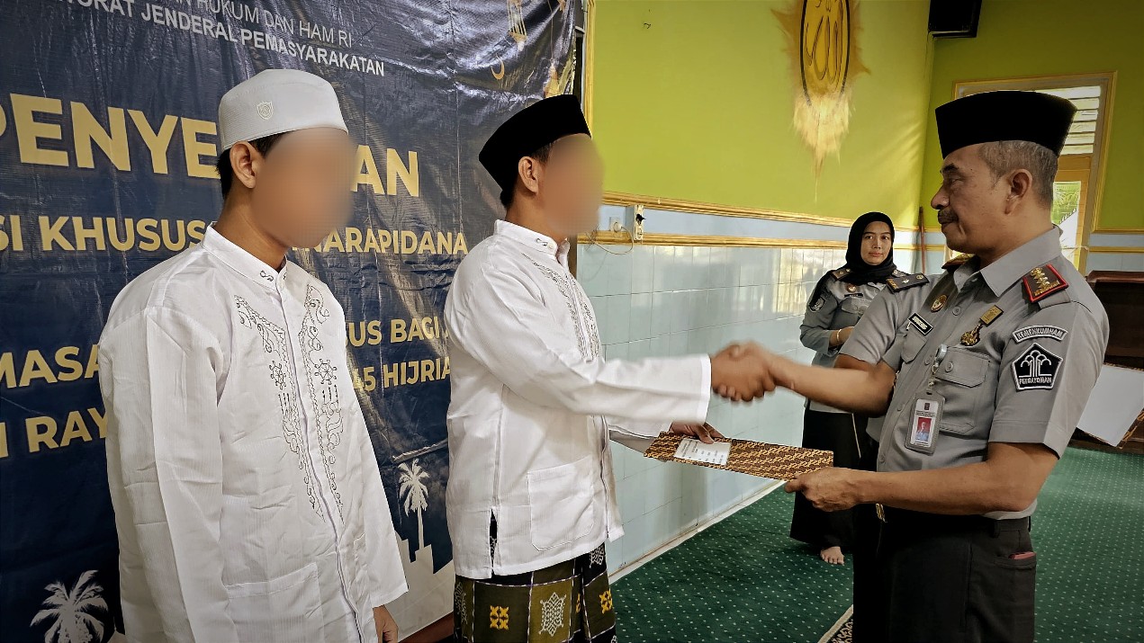 165 Napi di Lapas Bojonegoro Terima Remisi Idul Fitri