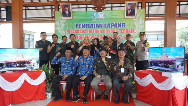 Desa Pajeng-Gondang Wakili Bojonegoro Lomba Pelaksana Gotong Royong Terbaik Tingkat Jatim