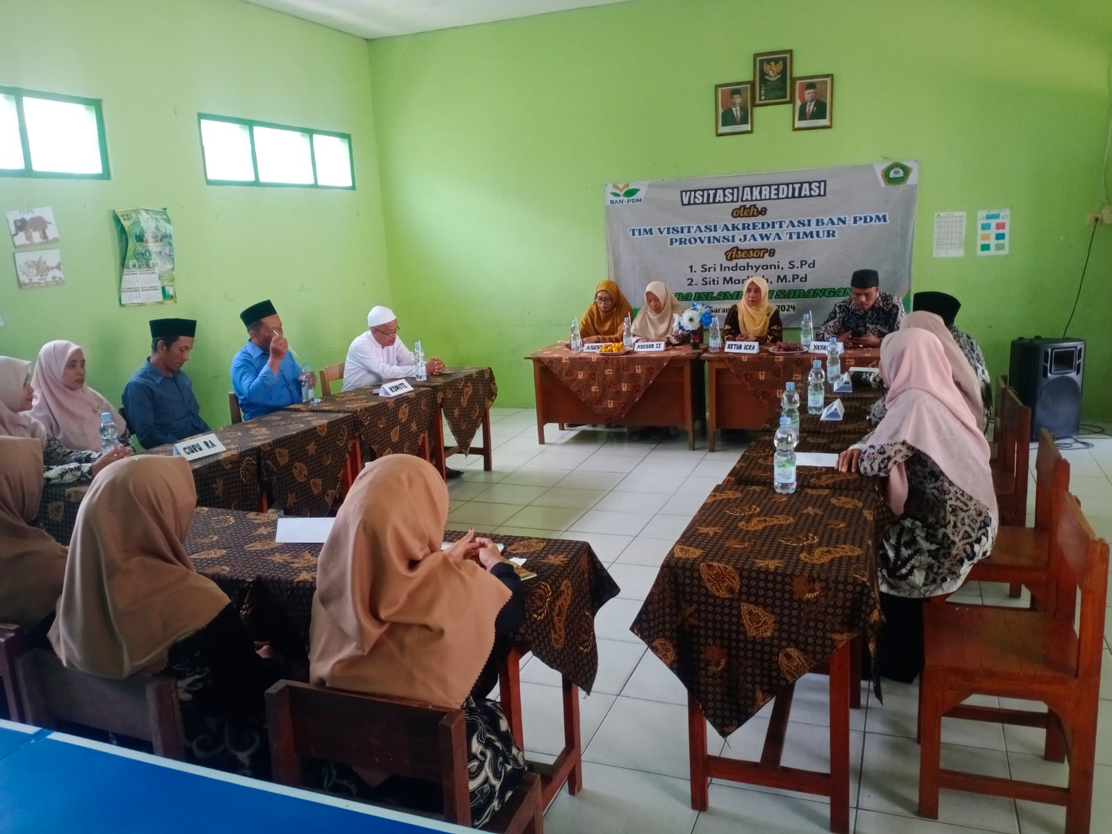 RA Islamiyah Sarangan Ikuti Akreditasi BAN-PDM Jatim