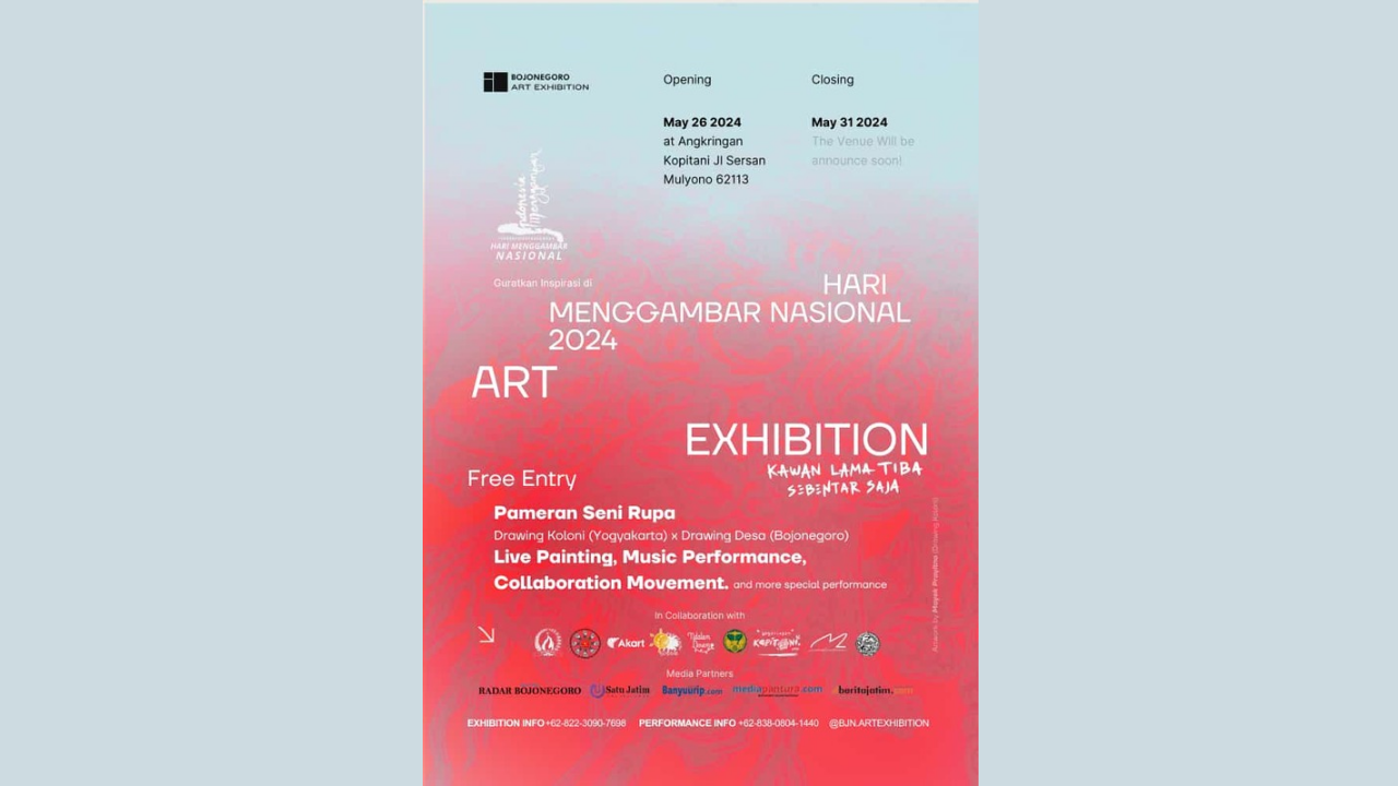Komunitas Drawing Desa Bojonegoro Bakal Gelar Pameran, Simak Jadwalnya