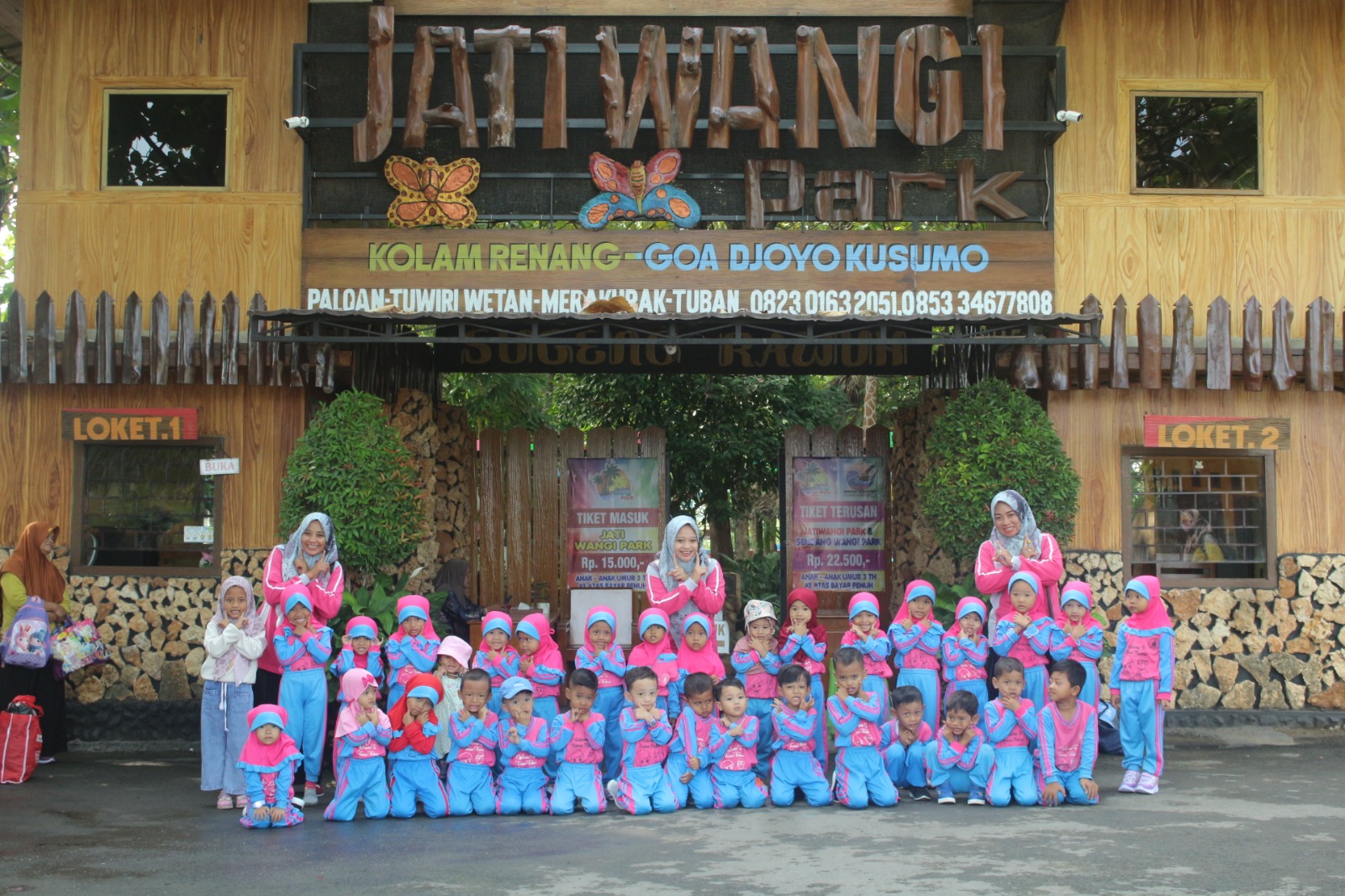 Jalin Kedekatan Orang Tua dan Anak, KB Islamiyah Kepoh Gelar Outing Class