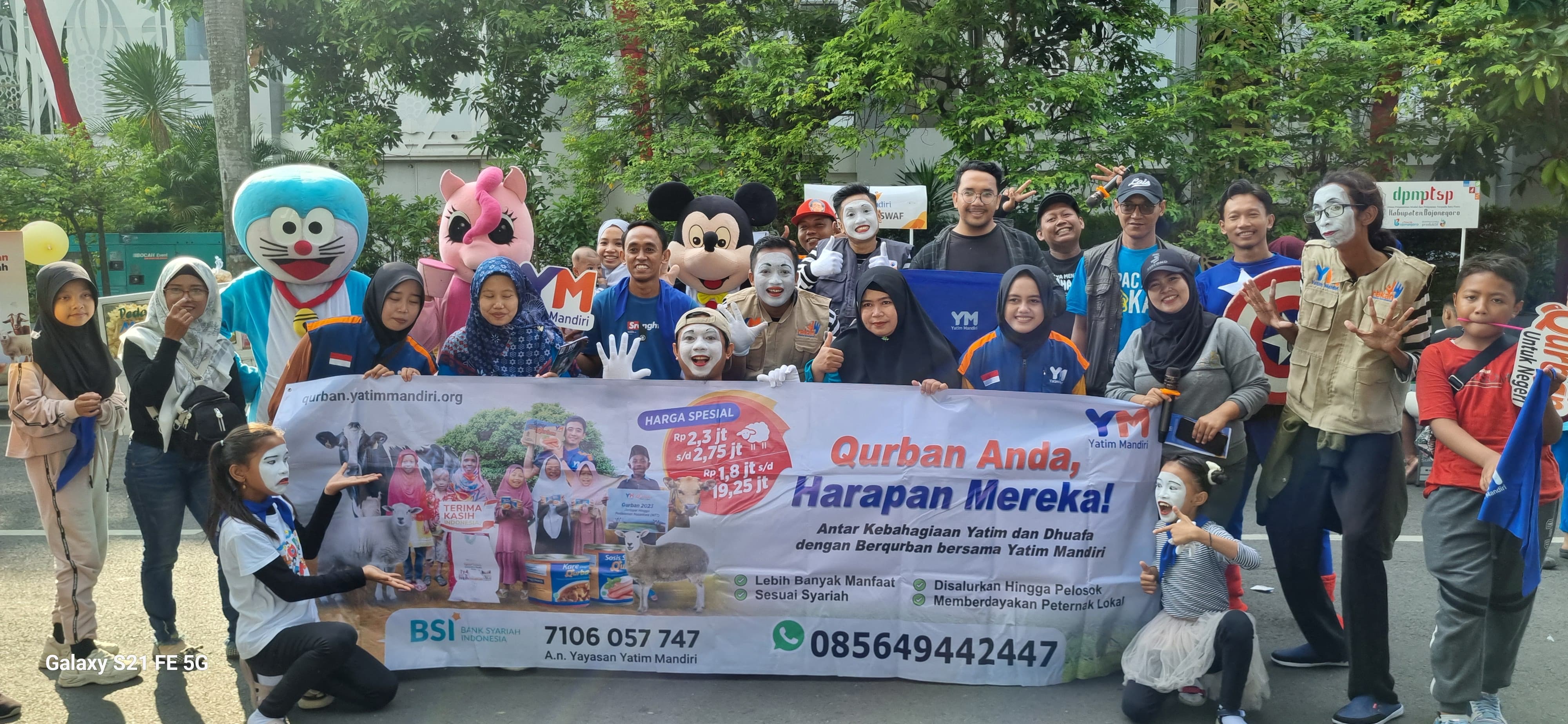 Sambut Idul Adha, Yatim Mandiri Gelar Tarhib Qurban