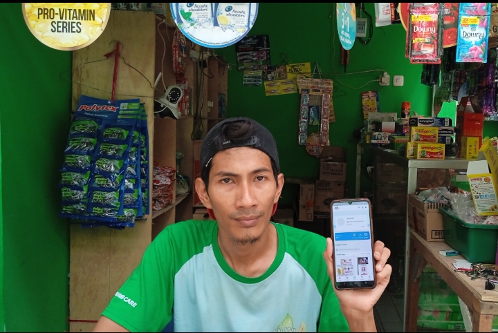 Tak Pernah Sepi Lapak Agen BRILink Pasar Banjarejo Makin Laris