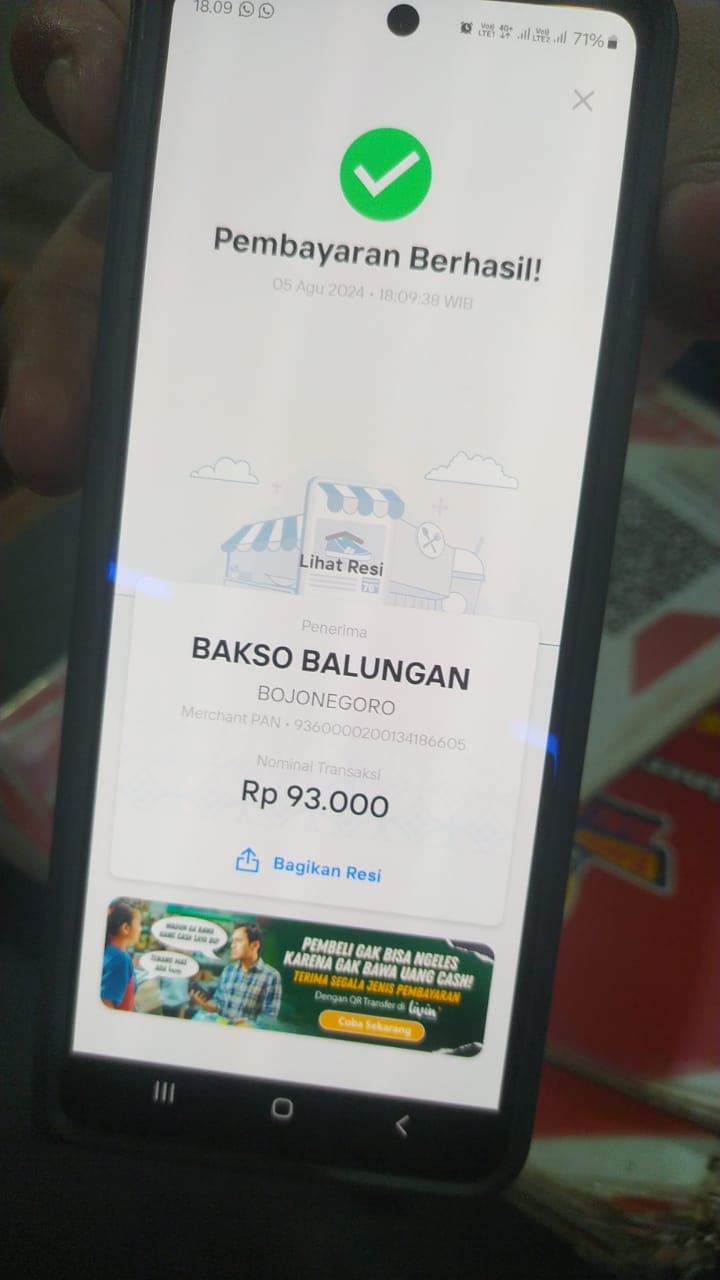 Alasan Pedagang Bakso Pakai QRIS BRI, Tak Ribet Tanpa Perlu Kembalian Hingga Mudahkan Pencatatan